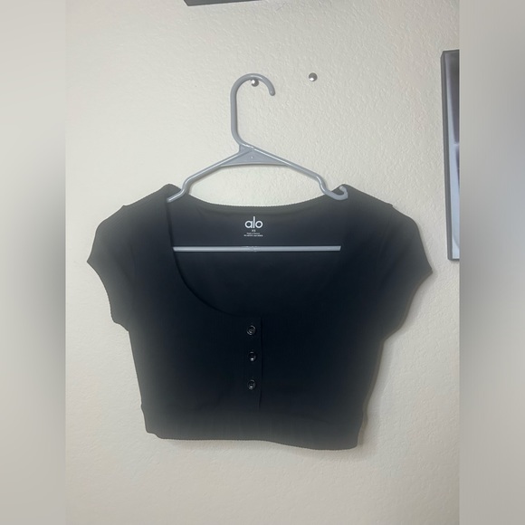 Alo yoga blissful Henley bra top - Picture 4 of 5